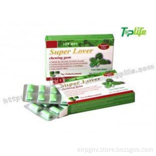 Super Lover Chewing Gums of Male Enhancement Herbs With Vit
